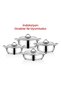 Elit Prime Silver 8-Piece Steel Cookware Set 8000 - 4