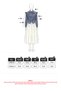 Cross Cut Ruffled Blouse Y0070 - Dark Blue - 4