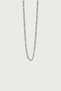 Men's Figaro Steel Necklace Silver
