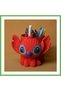 3D Printed Knitted Pen Holder - Cute Character Desk Pen Organizer - Red Gen01
