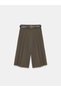 72835 Arched Pleated Long Bermuda Shorts - 5