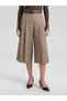 72835 Arched Pleated Long Bermuda Shorts