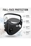 Reusable Carbon Filter Dust Mask with Adjustable Goggles, with 5-Layer Filter - 3
