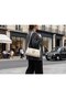 Cream-Colored Women's Clutch Bag and Shoulder Bag with a Leather-Look Design and Spacious Interior HB006 - 5