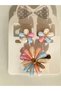 HAIR CLIP - 3-PIECE SET WITH FLOWERS - 4