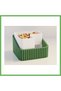 3D-Printed Pistachio Bowl - Dual-Chambered Shell Separator Serving Bowl - Green and White GEN01