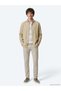 Lemon Gray Solid Regular Fit Long-Sleeved Woven Casual Cotton Blend Shirt 10153128-675 - 2