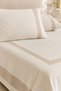 Marbel Striped Double-Size 4-Piece Pique Bedspread Set - 3