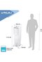 TMH 35 Air Cooler, 320 mm x 340 mm x 1115 mm Size, White/Grey - 8