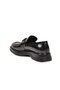 Black Genuine Leather Loafers with Buckle Detail—Stylish Men's Casual Shoes 152-24224 - 4
