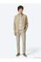 Lemon Gray Solid Regular Fit Long-Sleeved Woven Casual Cotton Blend Shirt 10153128-675 - 4