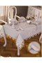 Gardenya Linen Carnation Gray 26-Piece 160 × 220 cm Table Set for 12 People HB006 - 4