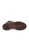 Coffee-Colored Leather-Upper, Lace-Up, Zip-Up Boots, Fur-Lined, Heat-Retaining Women's Boots 552255 - 5