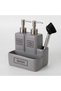 Liberty Two-Compartment Sponge Holder, Gray - 3