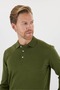 Polo Neck Woolen Men's Knitwear Sweater - 6