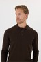 Polo Neck Woolen Men's Knitwear Sweater - 5