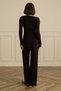 18229 WOMEN'S ROUND-NECK LONG-SLEEVED PAJAMA SET - 3