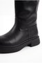 Women's black zipperless buckle closure winter boots hatem - 6