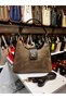 New Season Women's Baguette Bag: Faux Leather Casual-Chic Shoulder Bag - 6