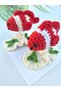Red Fish Amigurumi Cute 2-Piece Snap Button Children's Hair Accessory - 2