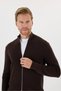 Double-Zip, 100% Cotton Brioche Knit Sweater - 5