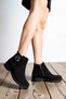 Women's Suede Zip-Up Boots with Buckle and Orthopedic Sole, Non-Slip Sole, Low Heel, Casual, Modern
