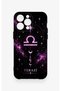 iPhone 14 Pro Max Compatible Libra-Themed Patterned Silicone Case - 2