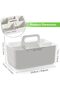 Portable Shower Caddy Basket - Multipurpose Organizer, Stackable Plastic With Handle for Bath Storage, Dorm, Classroom Art, Room Essentials - 3