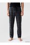 Quality Pieces from Çelebi Store Standard Fit Checked Embroidered Men's Pajama Bottoms - 3