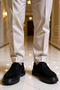 Men's Lace-Up Suede Casual Shoes with Orthopedic Insoles, Non-Slip Sole, Lined, Comfortable - 2