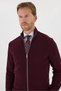 Double-Zip, 100% Cotton Brioche Knit Sweater - 6