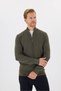Half-zip, 100% Cotton selanik knit Sweater - 4