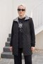 Long-Sleeve Quilted Sweatshirt Vest and Pants 3-Piece Set 10935 Black - 3