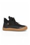 Women's Black Lace-Up Sneaker Boots 669267