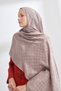 SOLEA JACQUARD NORA PATTERNED SHAWL - ASH - 3