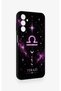 Samsung M14 Compatible Libra-Themed Patterned Silicone Case - 3