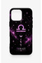 iPhone 16 Pro Max Compatible Libra-Themed Patterned Silicone Case - 2