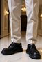 Men's Lace-Up Orthopedic Shoes with Thick Insoles for Everyday and Sports Use, Classic Style, Non-Slip Sole, Comfortable Design - 4