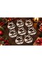 Set of 9 New Year's Tree Ornaments – White Decorative Ornaments Featuring Santa Claus and Reindeer Figures - 4