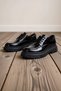 Men's Lace-Up Patent Leather Casual Classic Sneakers with Non-Slip Outsole, Comfortable for All-Season Wear
