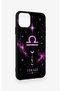 iPhone 11 Pro Max Compatible Libra-Themed Patterned Silicone Case - 3