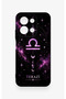 Redmi 15C 4G-Compatible Libra-Themed Patterned Silicone Case - 2