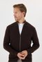 Double-Zip, 100% Cotton Brioche Knit Sweater - 6