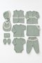 Girl Baby Ruffled Dragonfly-Print 100% Cotton 0–3 Months 10-Piece Newborn Hospital Discharge Bodysuit Set