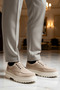 Men's Suede Lace-Up Casual Sporty Classic Shoes with Thick Soles, Orthopedic Lining, Non-Slip, Comfortable, Modern - 4