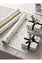 Gold and Black Star-Patterned White Gift Wrap, 25x35 cm, 10 Sheets | Elegant Gift Wrapping and Decorative Packaging Paper - 2