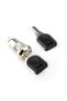 12mm Metal 2 Pin Key Controlled Pushbutton Panel Mount on Off 1A Ac 250V Security Lock Electronic - 6