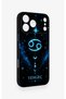 iPhone 17 Pro Max Compatible Silicone Case with Cancer Zodiac Sign Pattern - 3