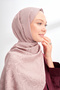 LIORA PATTERNED FLOOSH COTTON SCARF - POWDER - 3
