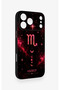 iPhone 17 Pro Max Compatible Silicone Case with Scorpio Zodiac Sign Pattern - 3